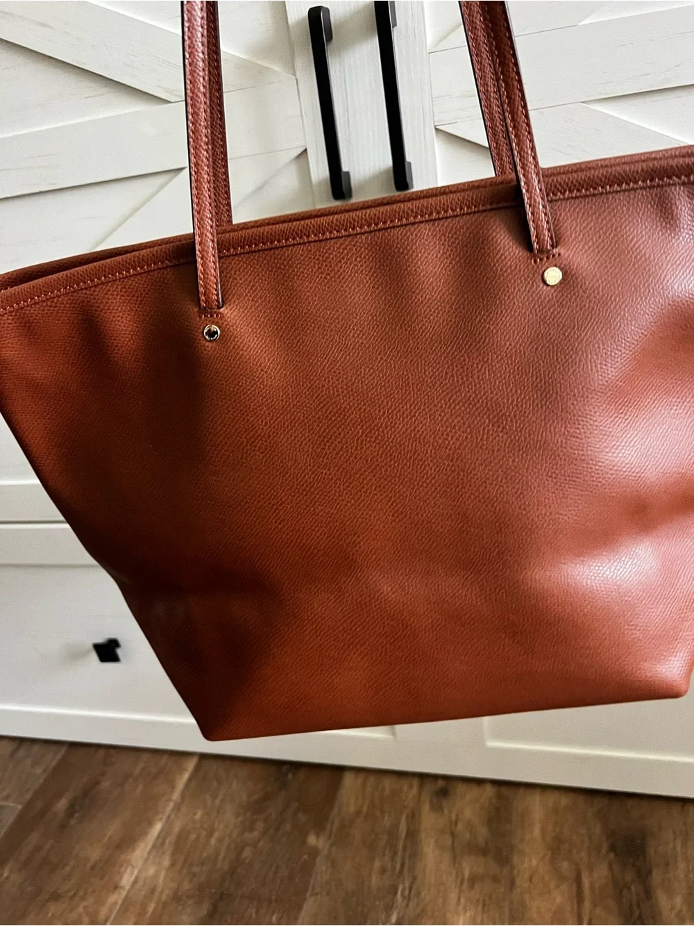 Coach Brown Pebbled Leather City Tote Bag Gold Hardware excellent condition - Picture 4 of 10